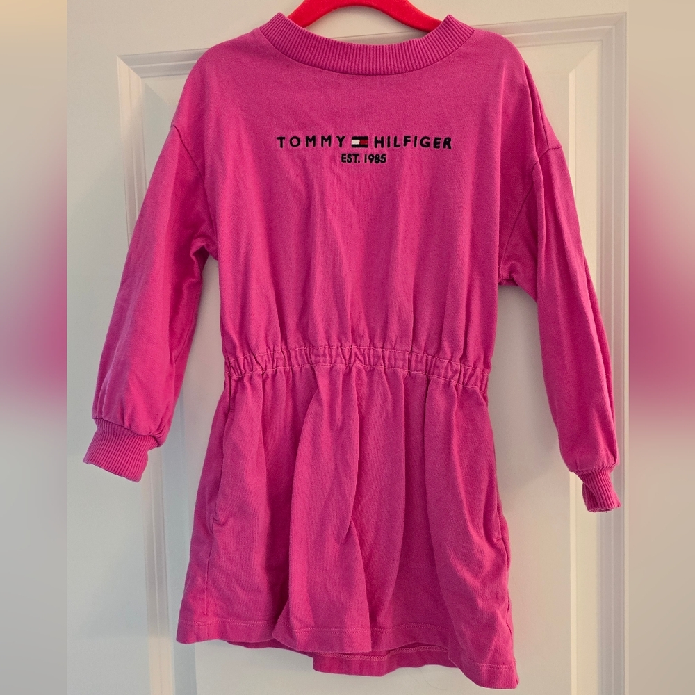 Tommy Hilfiger Kids Pink Long Sleeve Top (XS / 4T-5T)